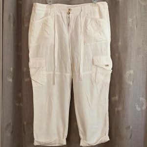 Old Navy Tie waist capris